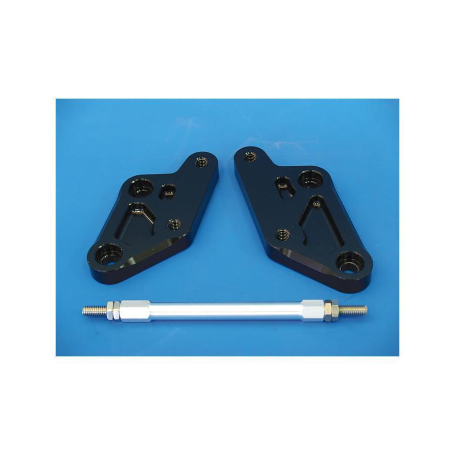 ウッドストック STDステップオフセットプレート Aタイプ Ninja250R ニンジャ250R OSP-K23-BKA