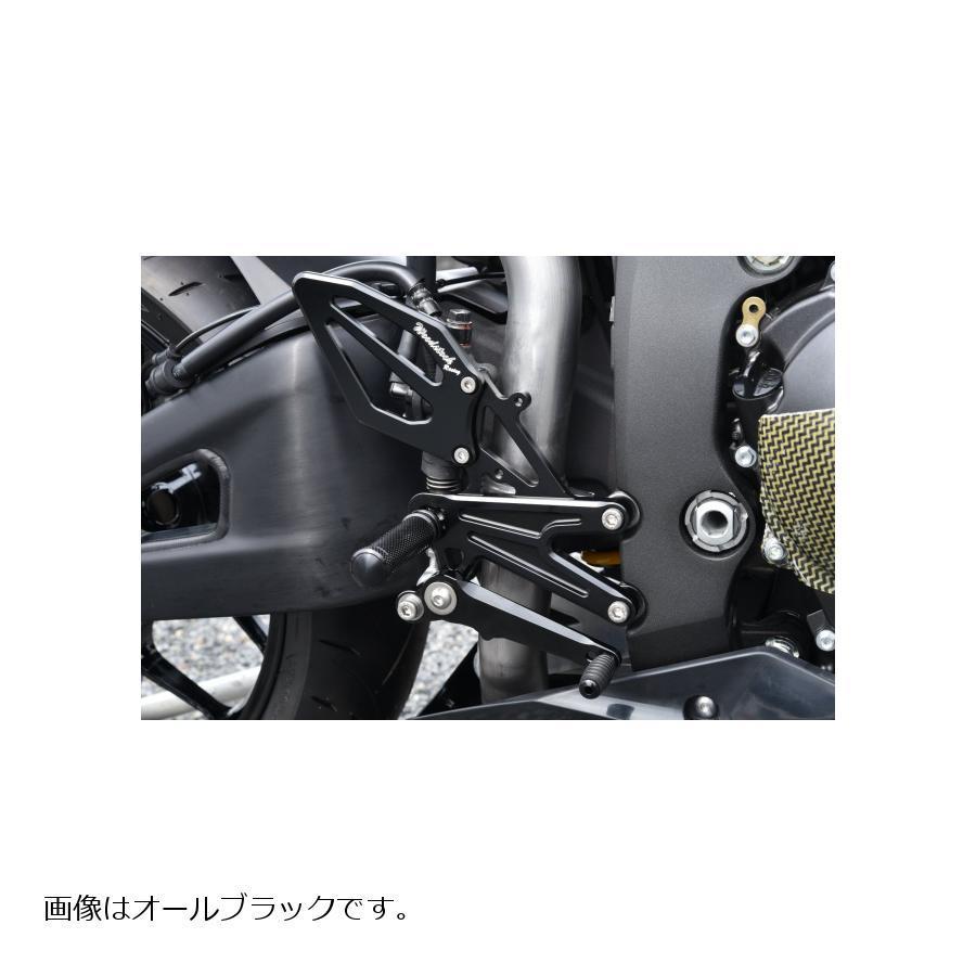 ウッドストック バックステップキット オールシルバー CBR600RR オートシフター装着付車用 WBS-H18R-SL