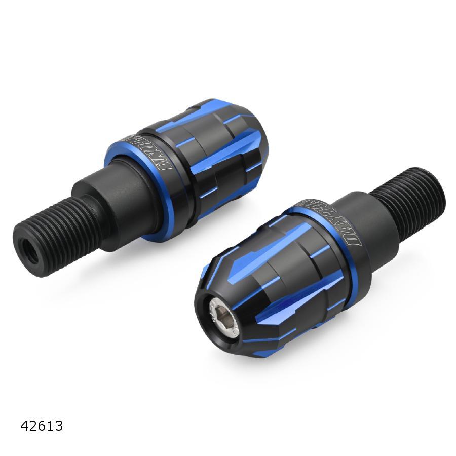 FFページ DAYTONA（デイトナ） バーエンドTECHNO ブルー ヤマハM16 42613