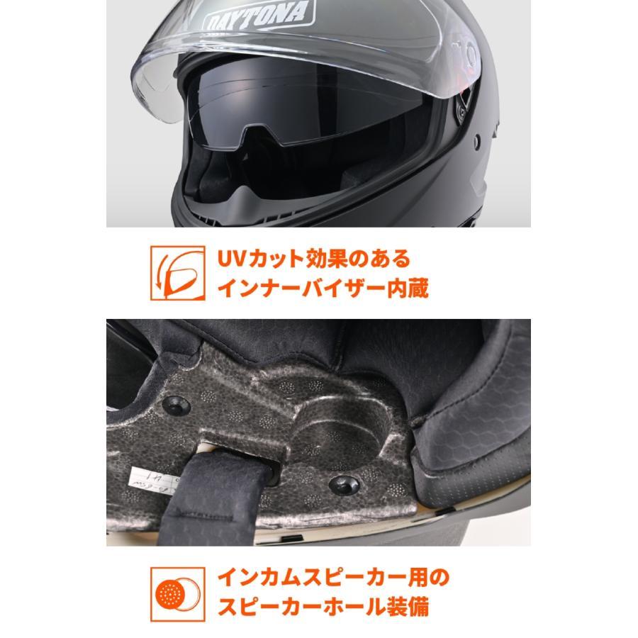 DAYTONA（デイトナ） DN001RSフルフェイスヘルメット マットブラック
