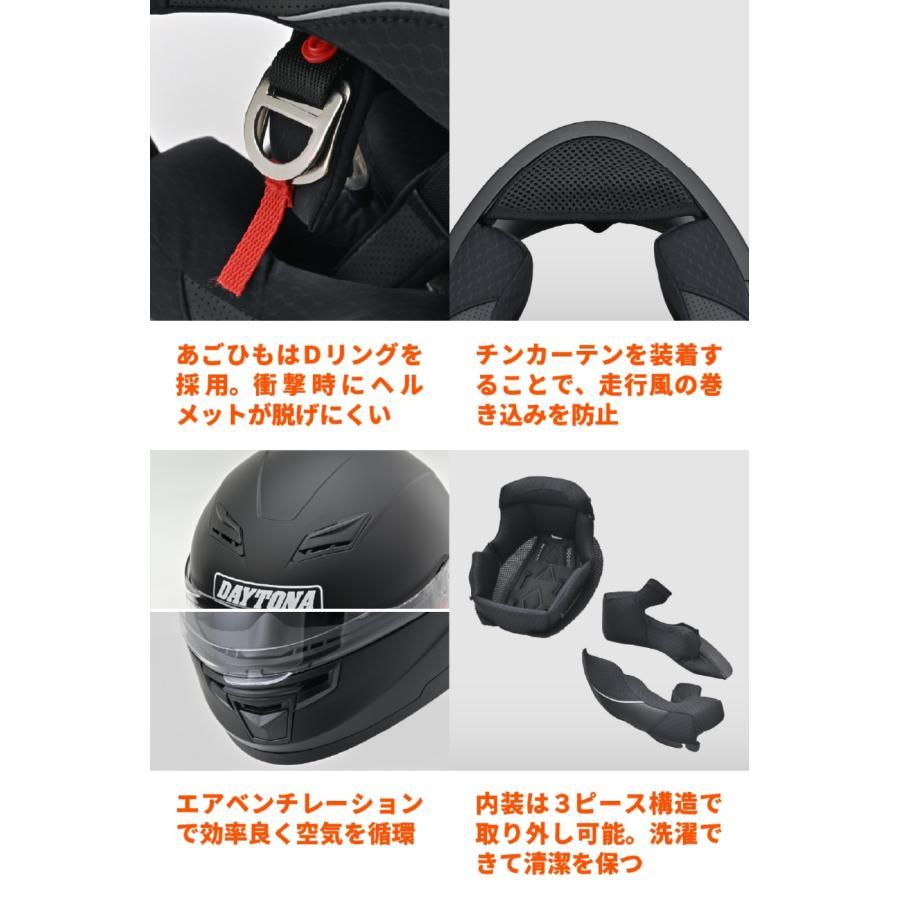DAYTONA（デイトナ） DN001RSフルフェイスヘルメット マットブラック