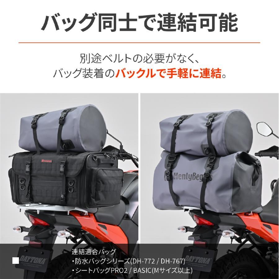 とま DAYTONA（デイトナ） HB DH-766防水シートバッグGRY 48379 : バイク