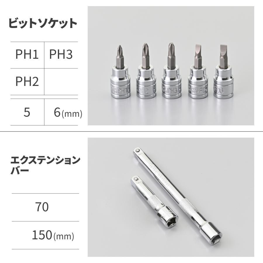 DAYTONA（デイトナ） インチ アンド ミリ 工具セット52PCS 61398