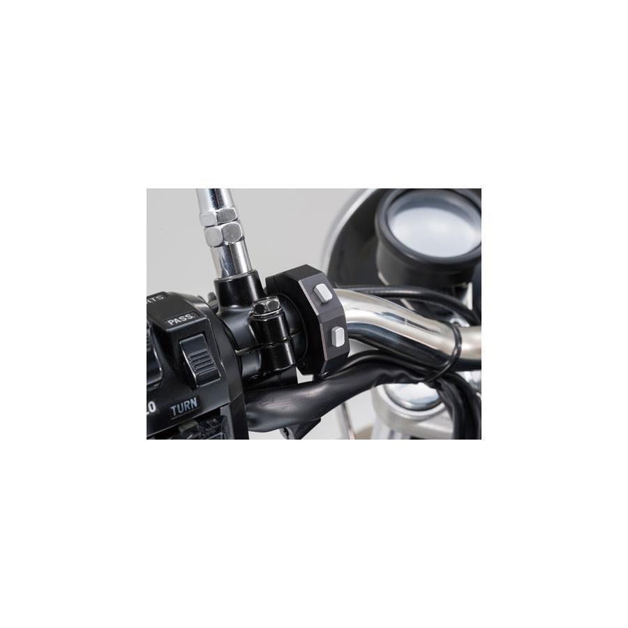 DAYTONA（デイトナ） プッシュスイッチ<2ボタン> ブラック : バイク