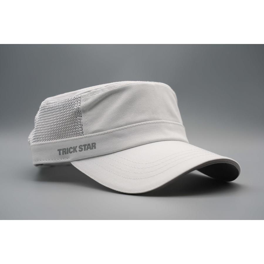トリックスター WORK CAP キャップ 帽子 メッシュタイプ ホワイト サイズ フリー CP-07WH｜rubbermark｜03