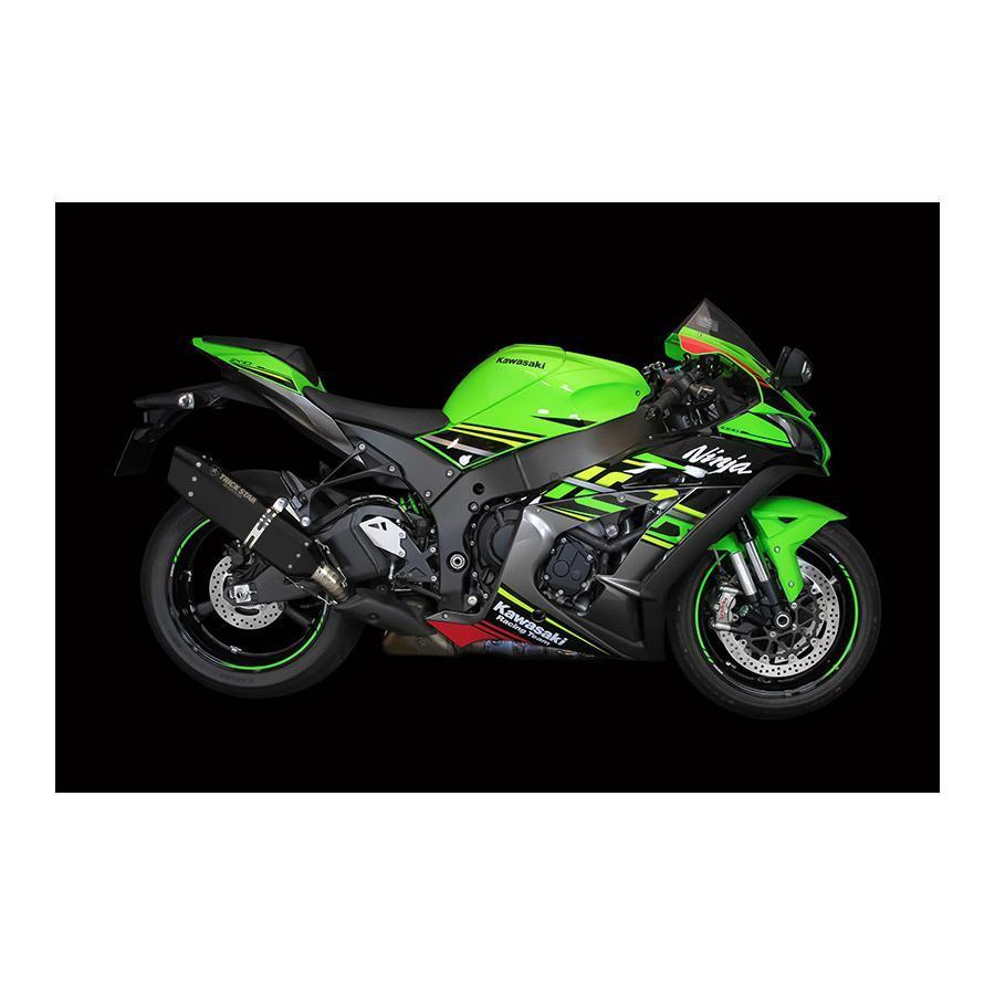 TRICKSTER - 落とし穴はやりっ児 その向き免許 スリップオンマフラー イカヅチ黒いことED ZX-10RR JST-002U-L4BT バイク-車、バイク、自転車-マフラー