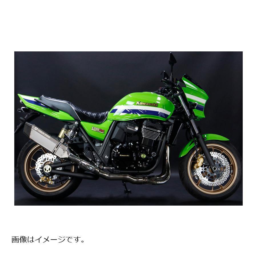 トリックスター 政府認証スリップオンマフラー イカヅチステンカーボン ZRX1200DAEG