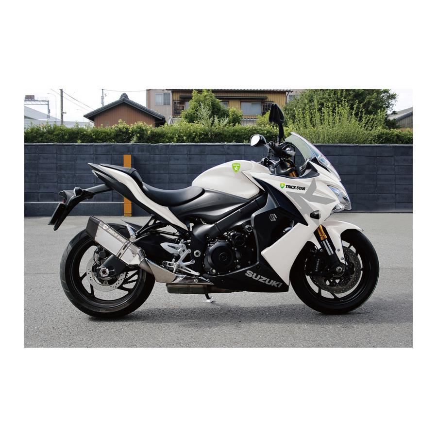 トリックスター 政府認証スリップオンマフラー イカヅチステンカーボン GSX-S1000/F