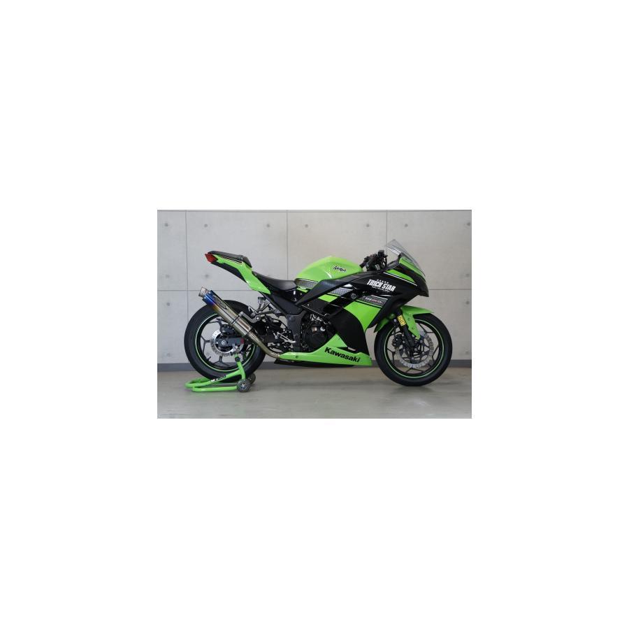 トリックスター レーシングフルエキゾースト 焼きチタン Ninja250