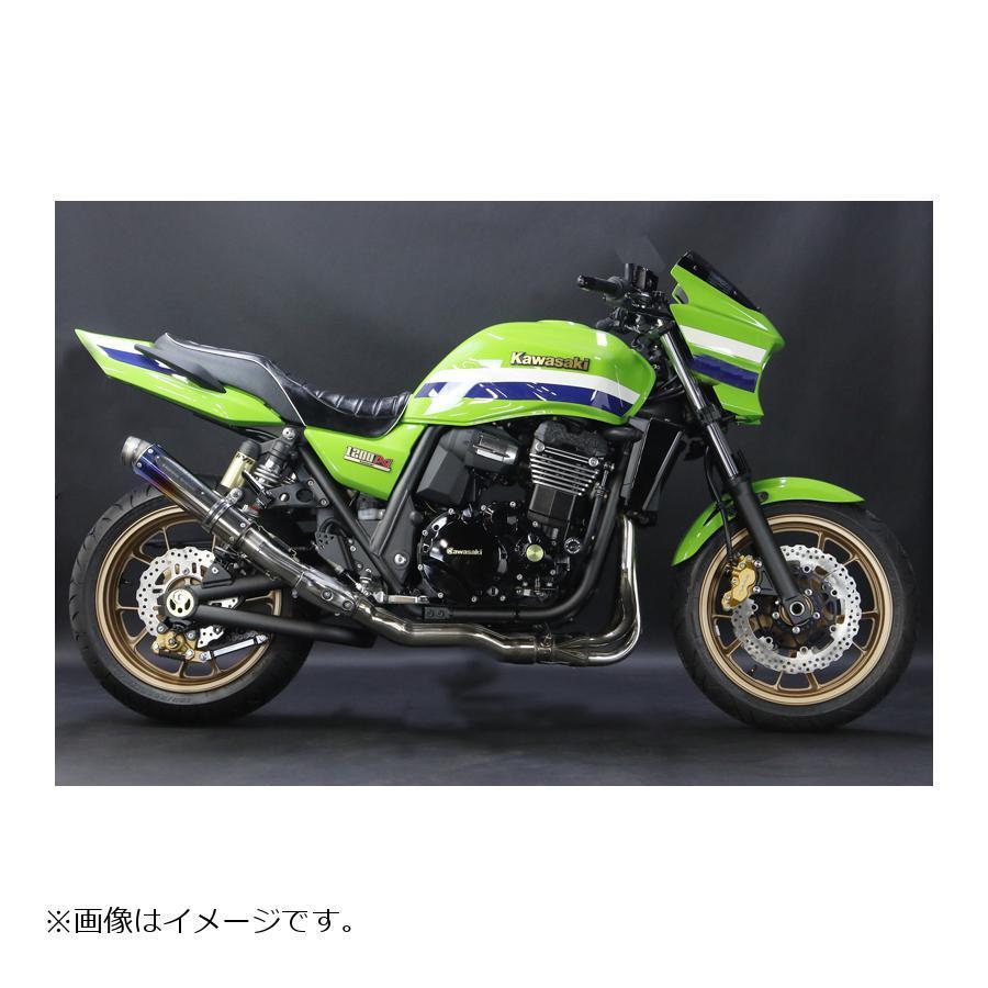 お徳用 トリックスター レーシングスリップオンマフラー ショットガン 焼チタン ZRX1200DAEG