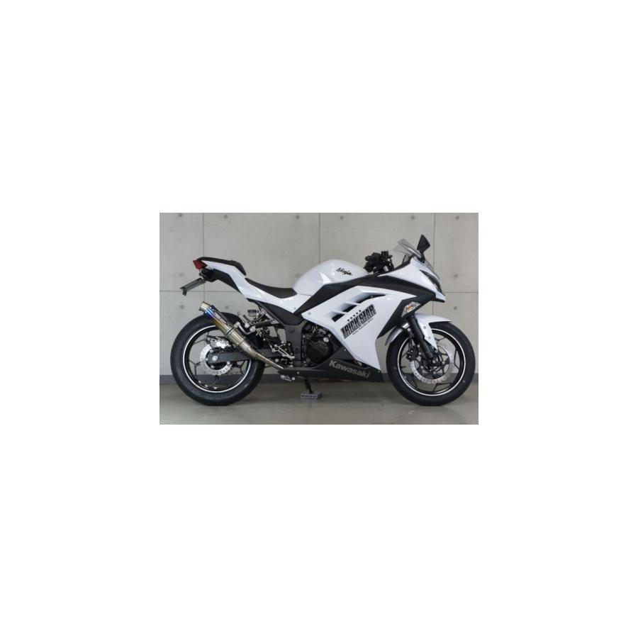 トリックスター レーシングスリップオンマフラー ショットガン焼チタン GP-LOOK Ninja250 ニンジャ250