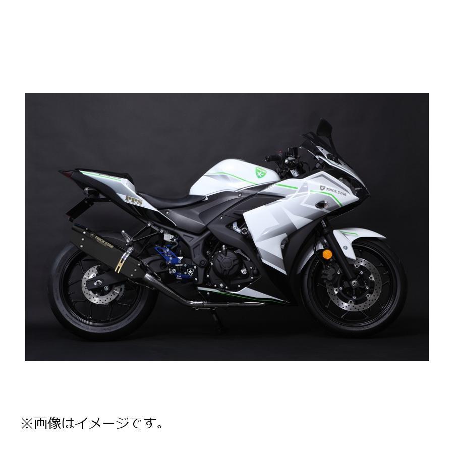トリックスター スリップオンマフラー IKAZUCHI ブラック チタン YZF-R25