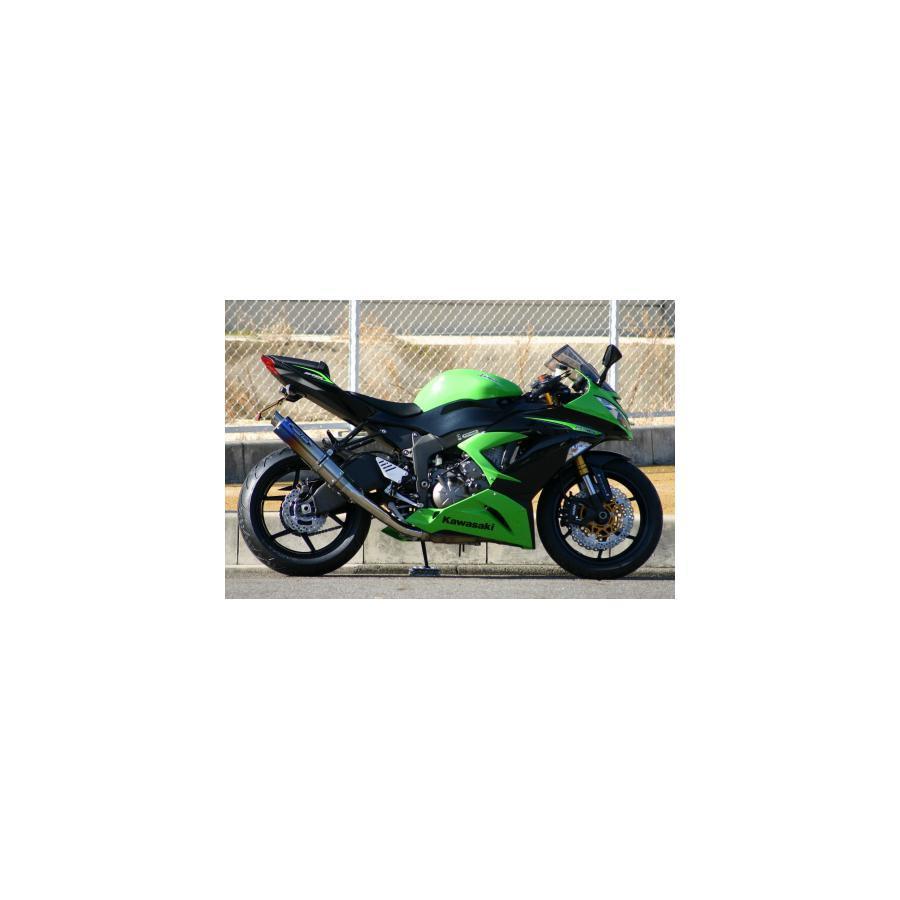 トリックスター レーシングスリップオンマフラー 焼チタン