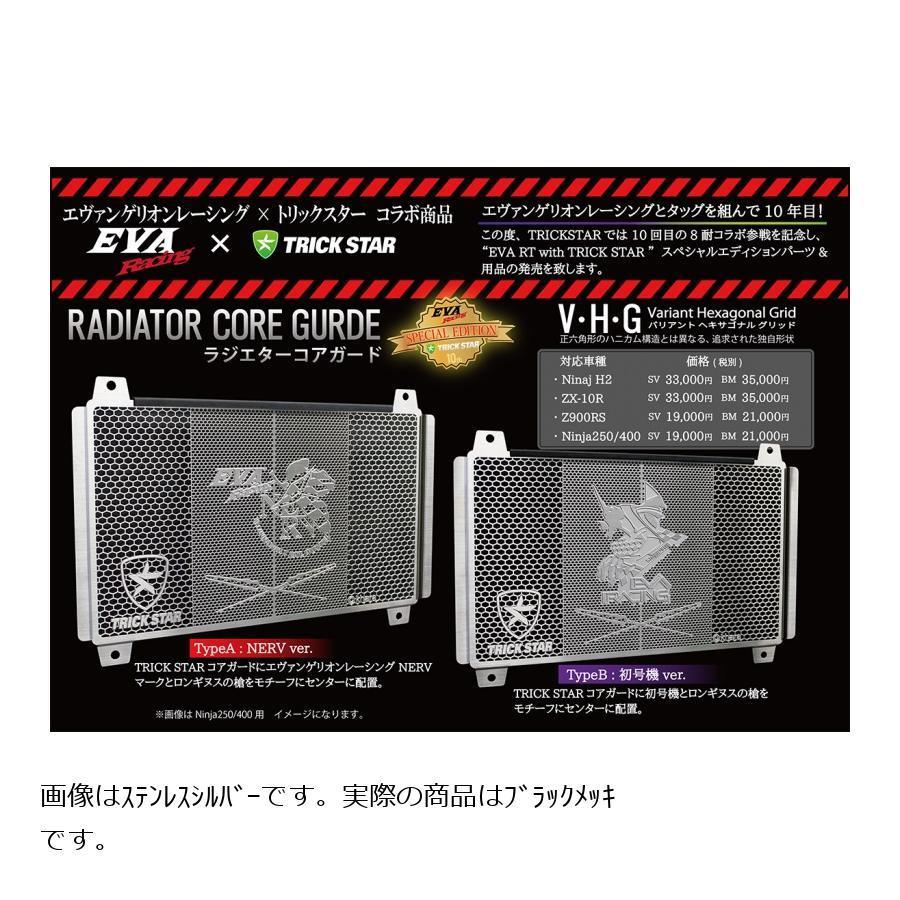 トリックスター ラジエターコアガード Evaコラボ Nervver ブラック 400 数量限定アウトレット最安価格 ニンジャ250 Ninja250