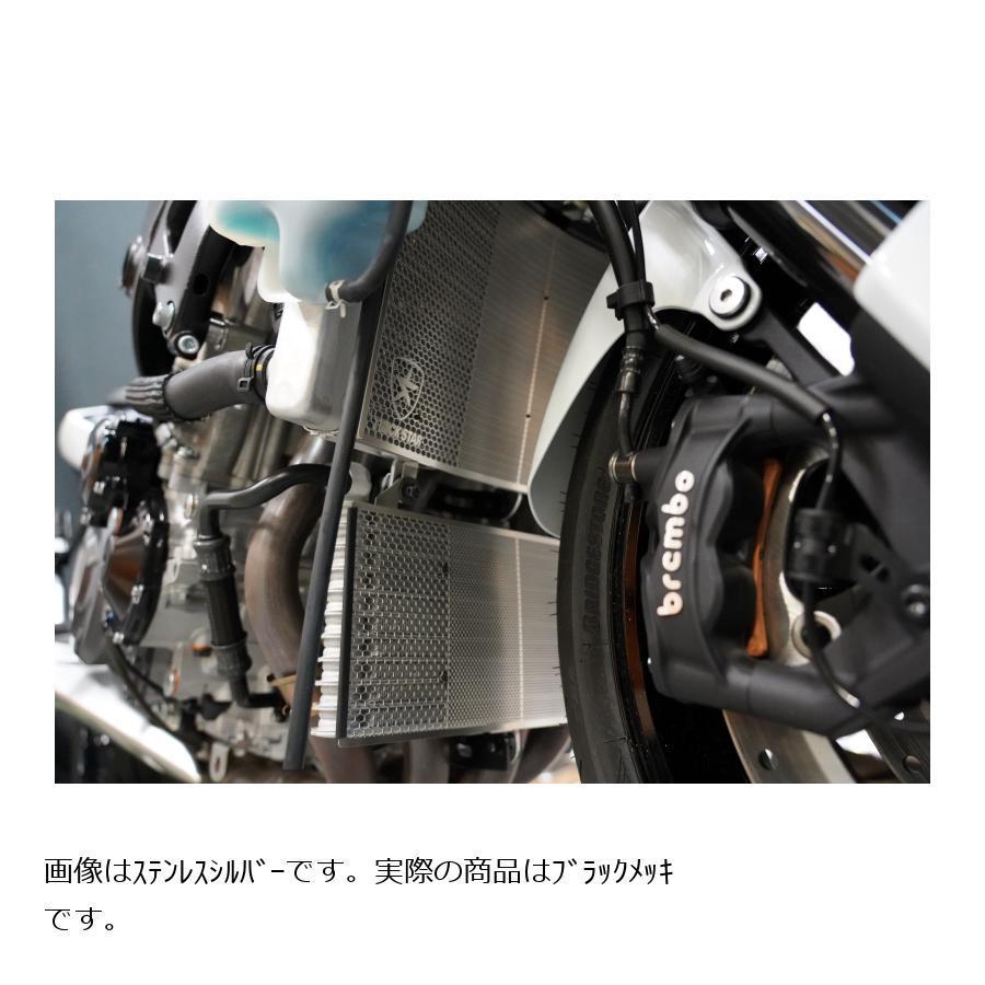 トリックスター ラジエター＆オイルクーラーコアガード ブラックメッキ GSX1300R隼 HAYABUSA VHG-304B-BMの画像
