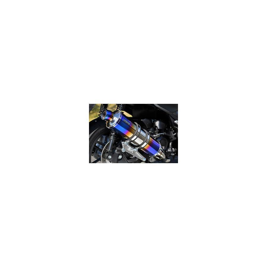 ビームス BEAMS R-EVO ヒートチタン フルエキゾーストマフラー フォルツァ MF13