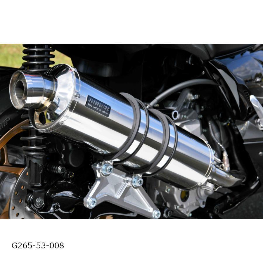 ビームス BEAMS R-EVO ステンレスサイレンサー X-MAX250 G265-53-008