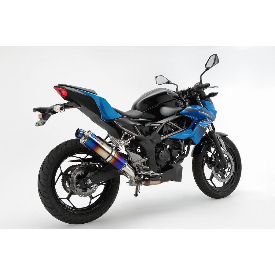 ビームス BEAMS R-EVO ヒートチタン スリップオンマフラー Z250SL