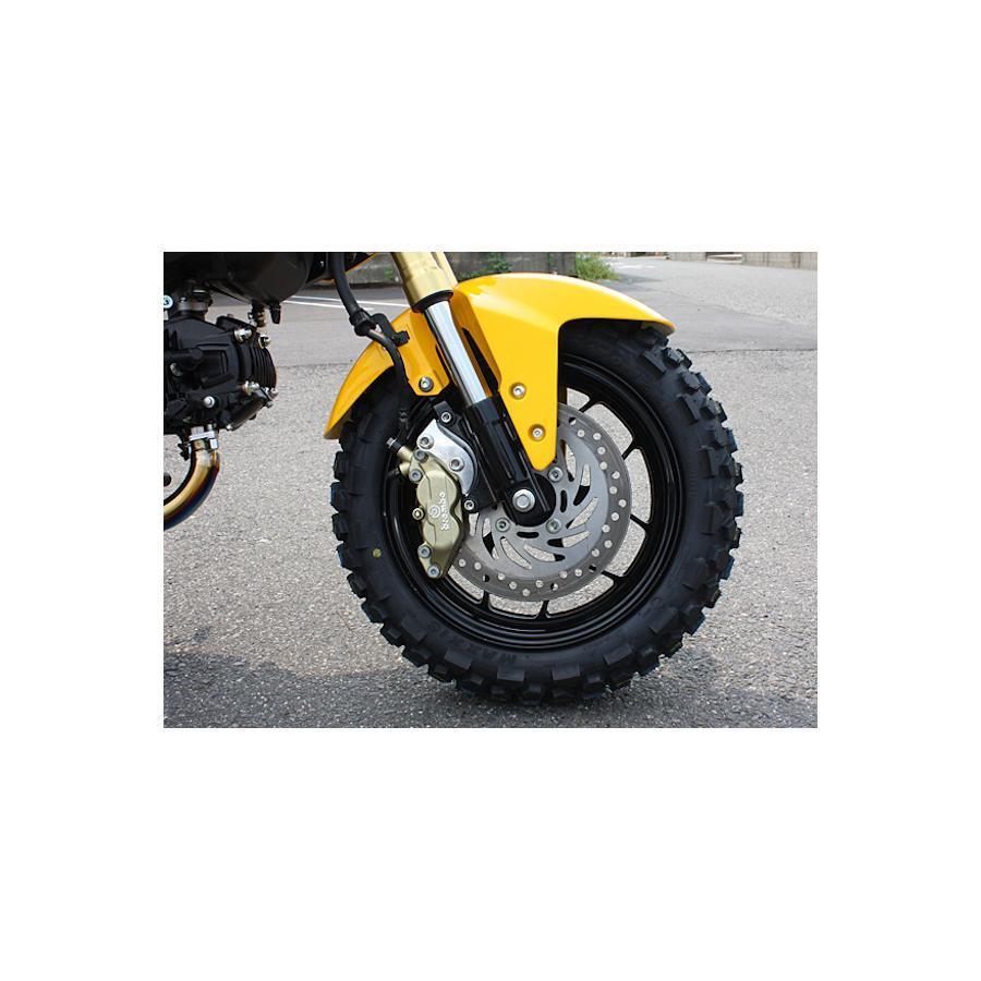 ジークラフト フロントキャリパーサポート グロム GROM シルバーの画像
