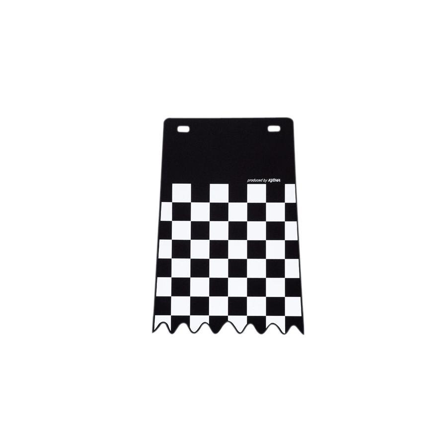 KIJIMA（キジマ） フェンダーフラップ チェッカー ブラック 200X288