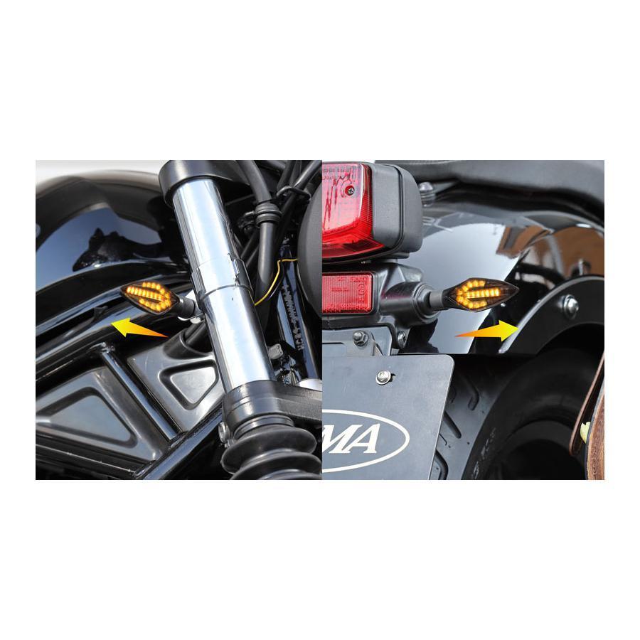キジマ ウインカーランプセット TRDシーケンシャル REBEL250 レブル250 REBEL500 レブル500の画像