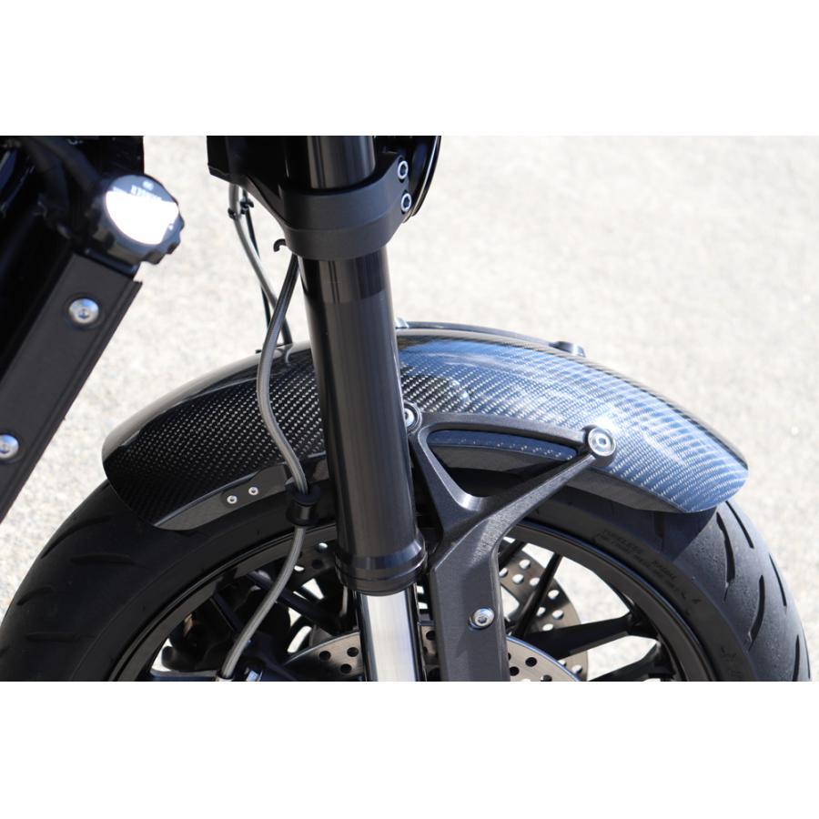 モリワキ フロントフェンダー カーボン綾織 Z900RS ステー有