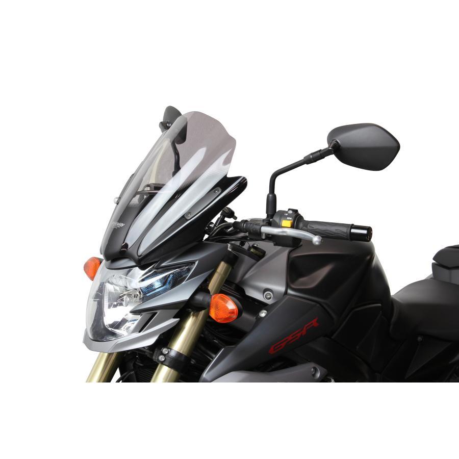 MRA スクリーン レーシングネイキッドスクリーン ブラック 汎用