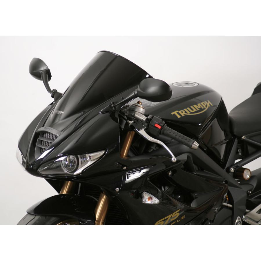 スクリーン MRA レーシング ブラック DAYTONA 675 MR910K｜rubbermark