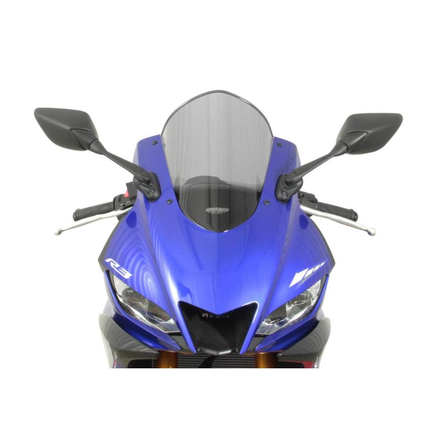 MRA スクリーン レーシング スモーク YZF-R25/R3 19-22 : バイク・車