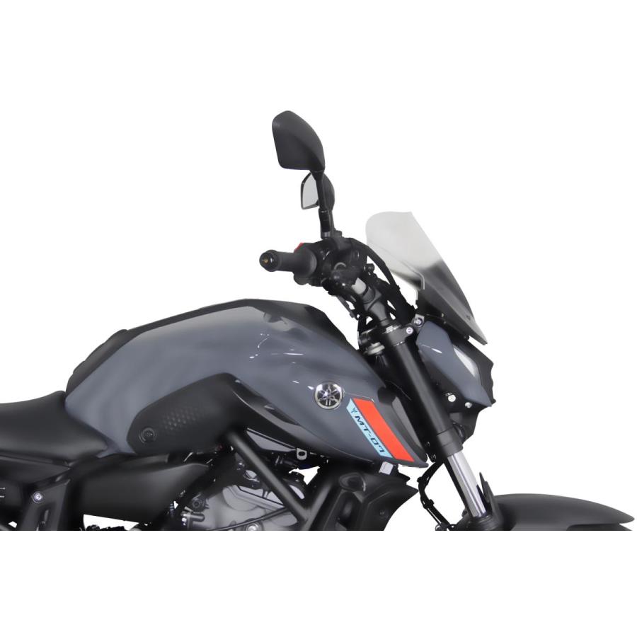 MRA スクリーン レーシング クリア MT-07 : バイク・車パーツ ラバー