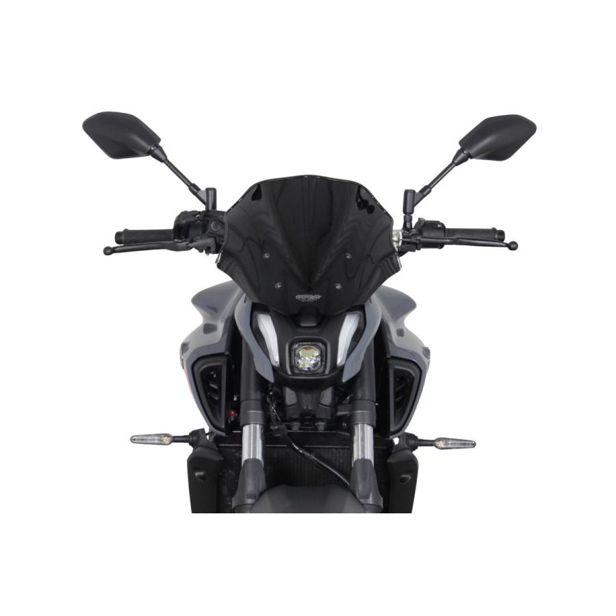 MRA スクリーン レーシング ブラック MT-07 : バイク・車パーツ ラバー