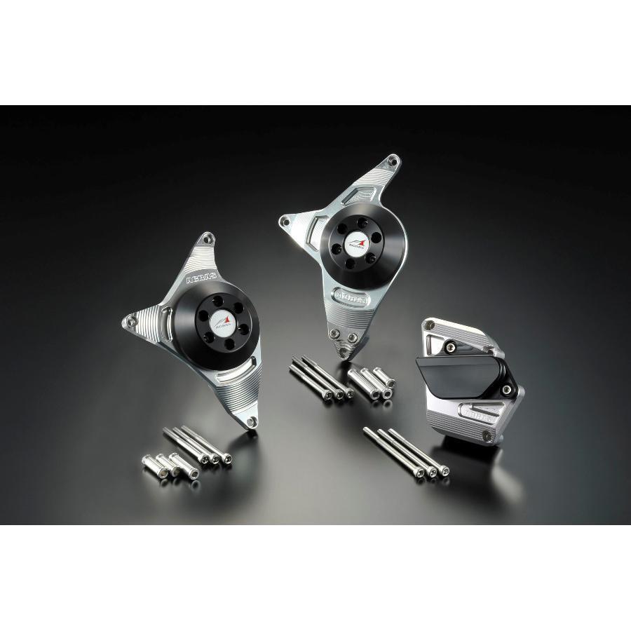 Agras アグラス ジュラコン ブラック レーシングスライダー 3点セット ケースカバーセット ジュラコン フレーム ブラック Gladius Rスライダー 400 グラディウス 342 396 006b 1313 342 396 006b バイク 車パーツ ラバーマーク