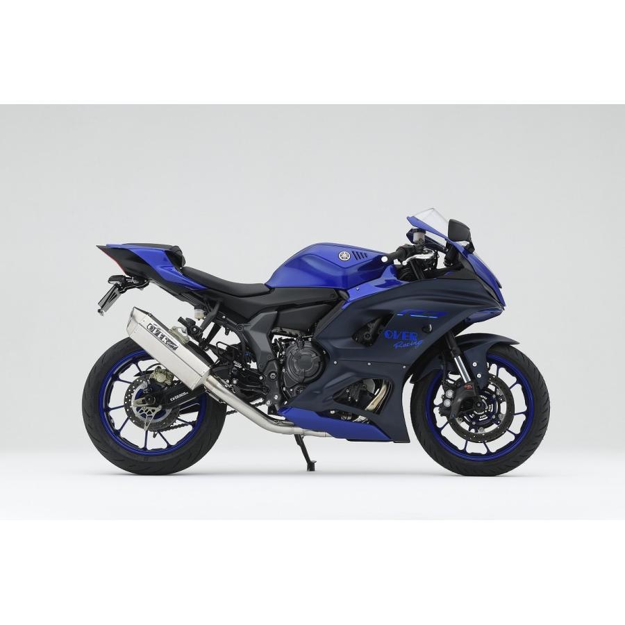 オーヴァーレーシング TT-Formula RS フルチタン フルエキゾーストマフラー 2-1 YZF-R7 サテンフィニッシュ_2