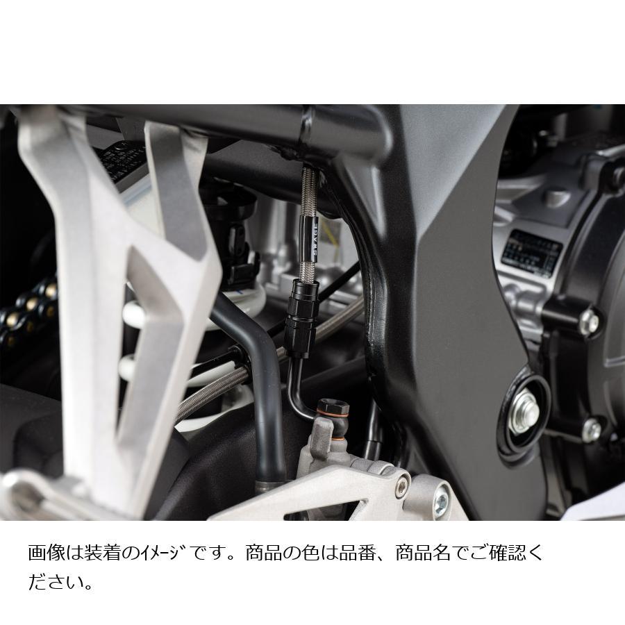 SWAGE LINE (スウェッジライン)プロ Rホースキット ステンブラック/クリア CBR250RR BTP0056Rの画像