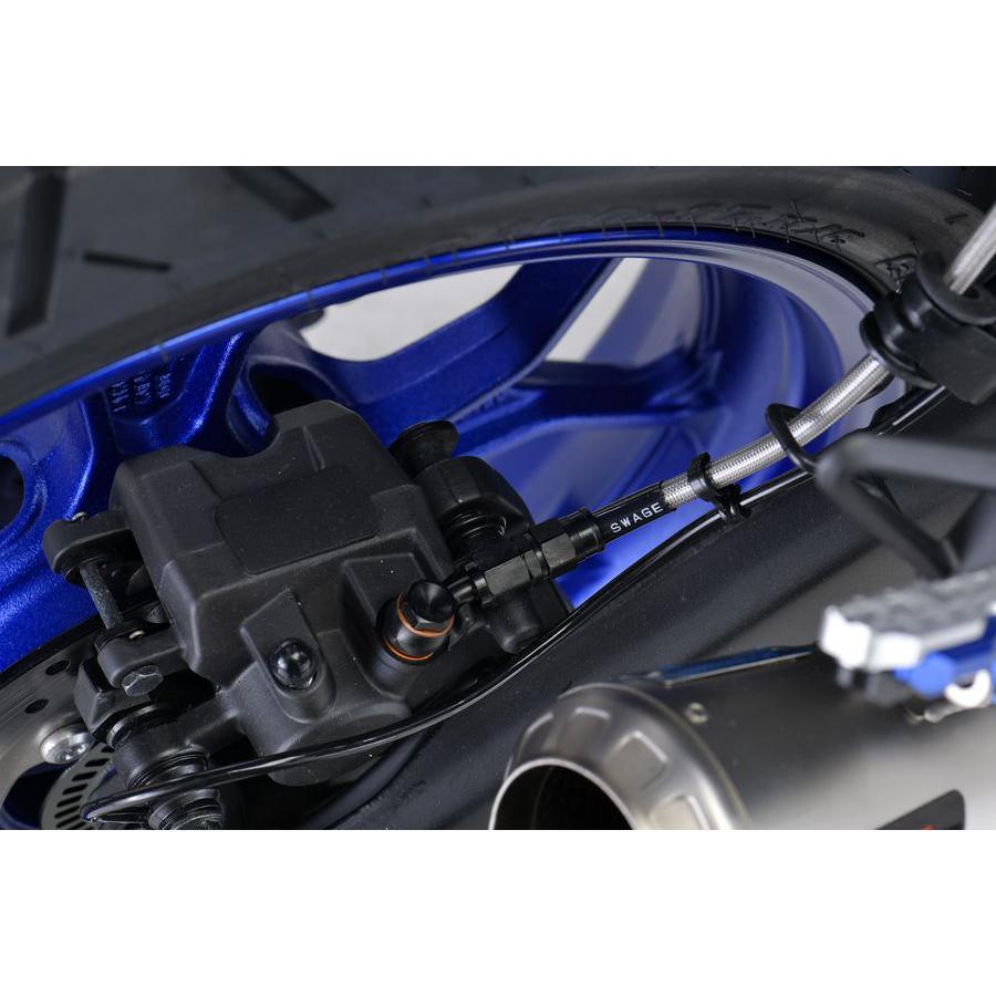 スウェッジラインプロ Rホースキット ステンブラック/クリア YZF-R3/R25 ABS 15-21_2