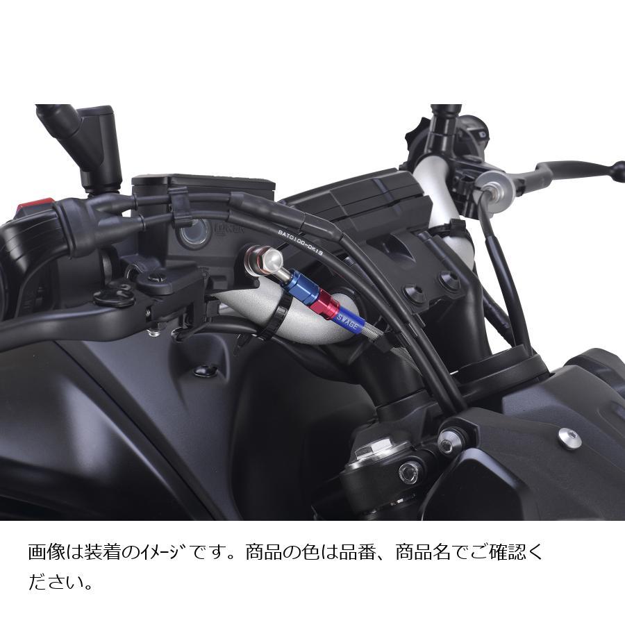 スウェッジラインプロ Fホースキット バイピース ステンB/クリア MT-07 21_2