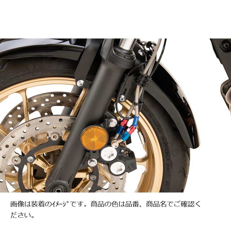 スウェッジラインプロ Fホースキット バイピース ステンB/クリア XSR700 22_2