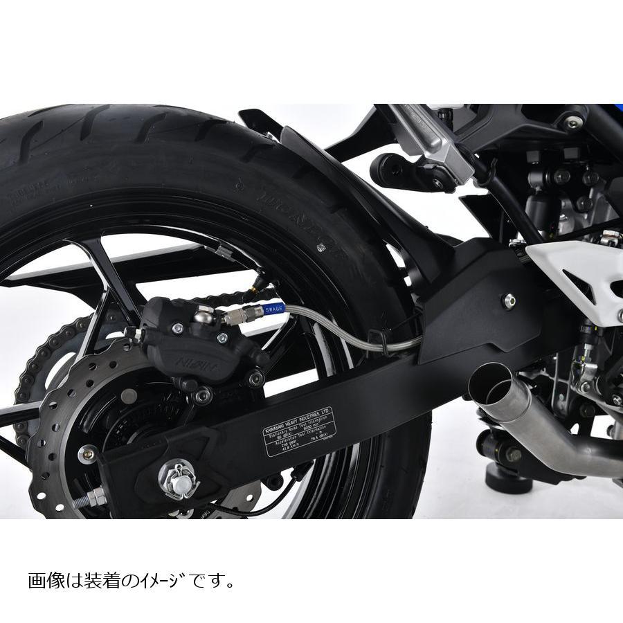 スウェッジラインプロ Rホースキット ステンブラック/ブラック Ninja250 18-21_3