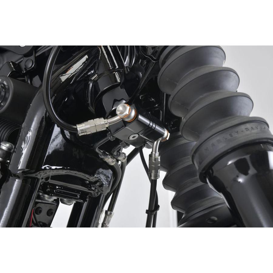 スウェッジラインプロ フロントホースキット ステン/ブラック XL883N ABS 16-21