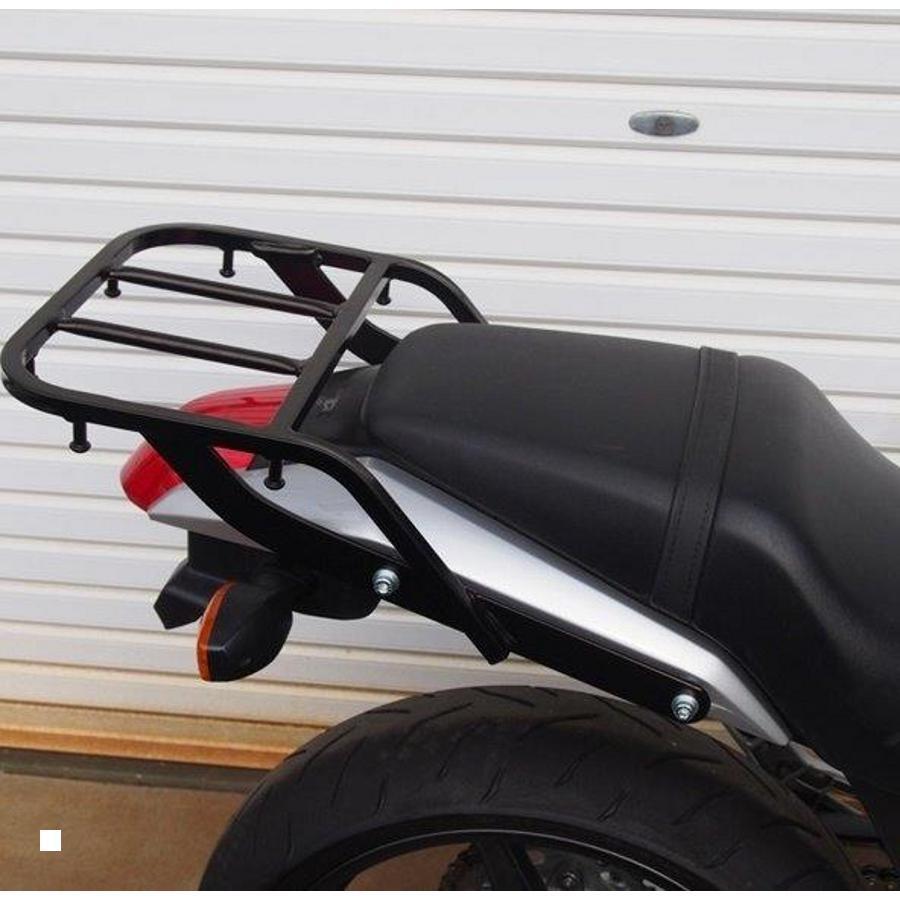 ライディングスポット リアキャリア VTR Fi車 ブラック : バイク・車