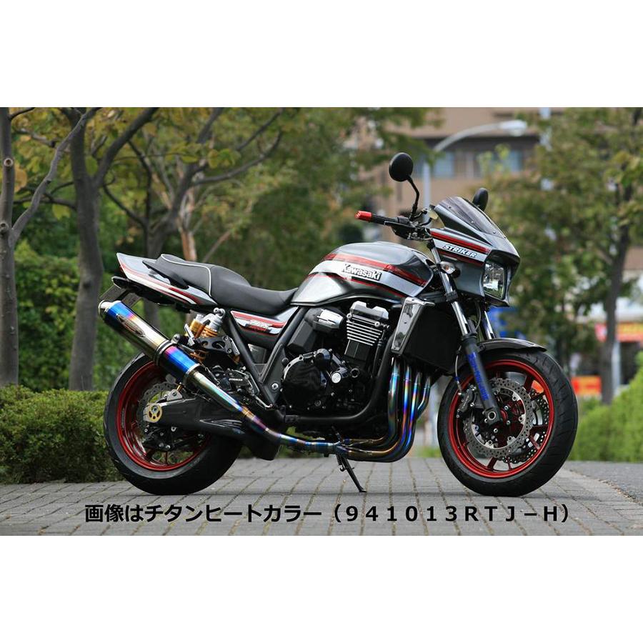 STRIKER - ストライカー 表どおり概念作用 チタン/高熱 ZRX1200DAEG マフラー-バイク-車、バイク、自転車