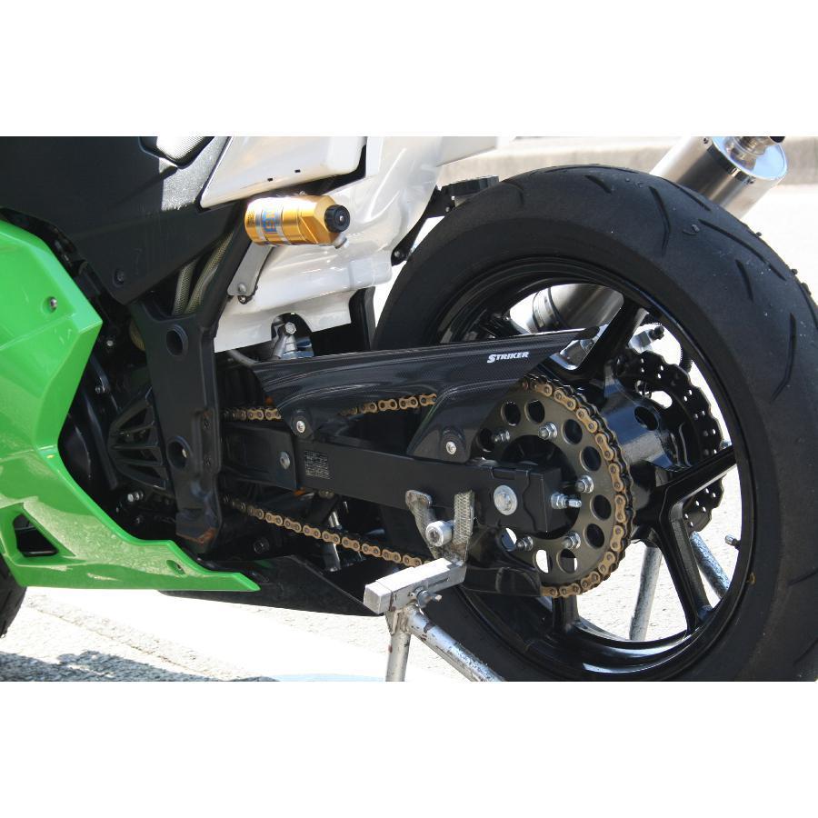 STRIKER ストライカー エアロデザイン チェーンカバー カーボン STRIKER ストライカー エアロデザイン チェーンカバー カーボン