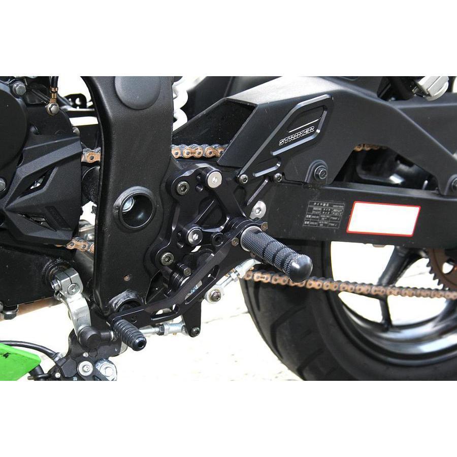 ストライカー スペシャルステップキット ブラック Ninja250 ニンジャ250SL SS-AA2126B