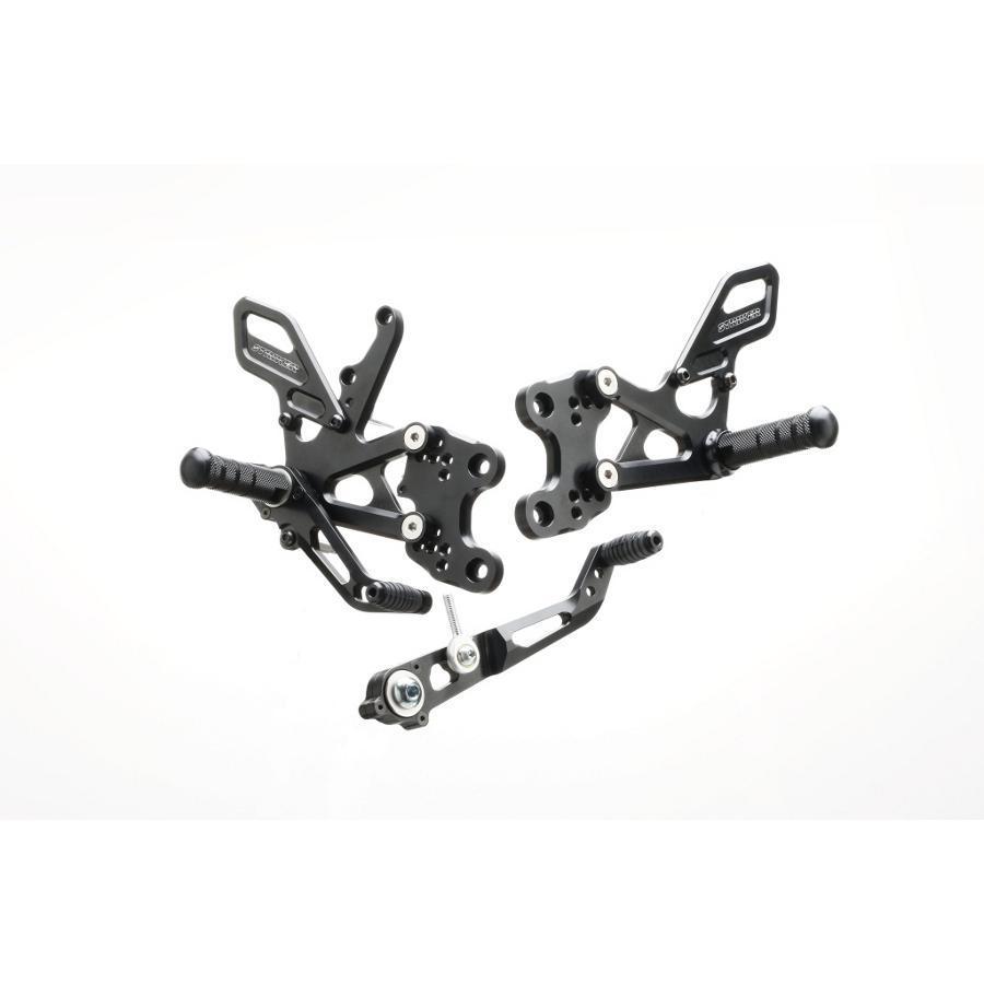 STRIKER (ストライカー) スペシャルステップキット 6POS ブラックハードアルマイト GSX-R1000/R ABS SS-AA2138Bの画像