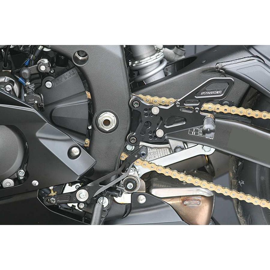 ストライカー スペシャルステップキット ブラックハードアルマイト YZF-R6 ABS SS-AA2140Bの画像