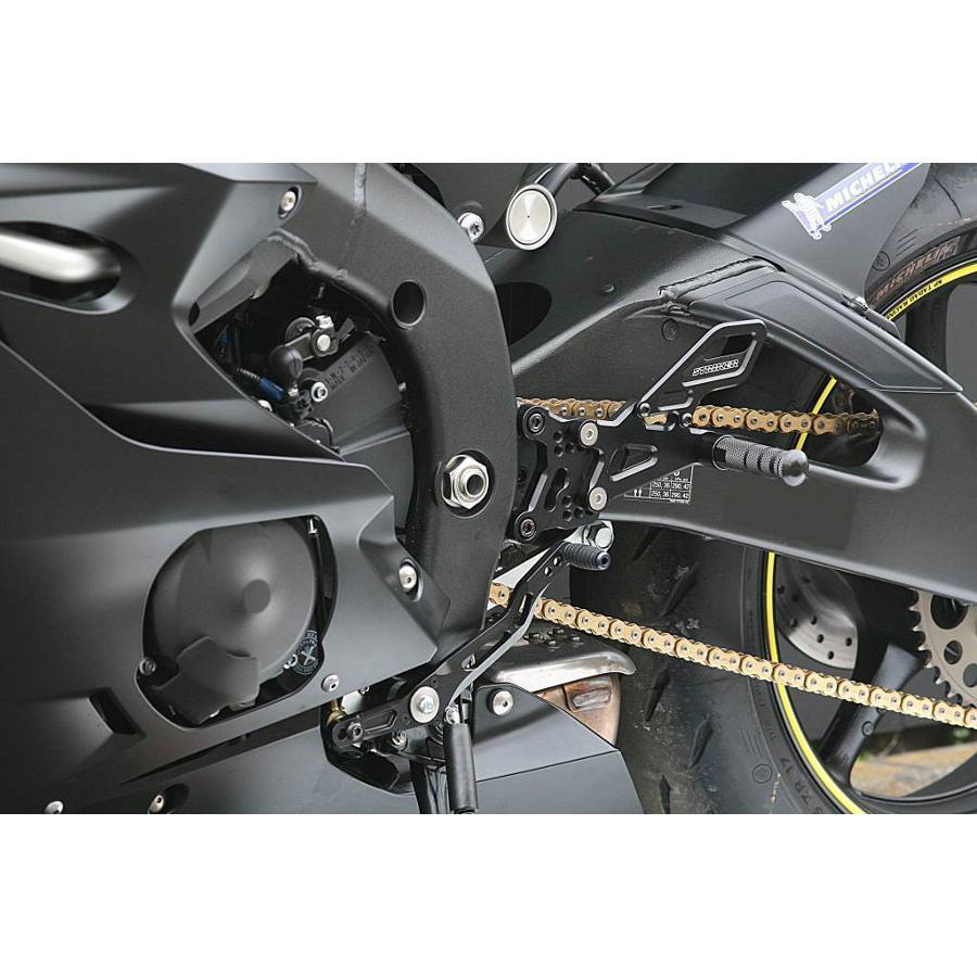 ストライカー スペシャルステップキット ブラックハードアルマイト YZF-R6 ABS SS-AA2140Bの画像