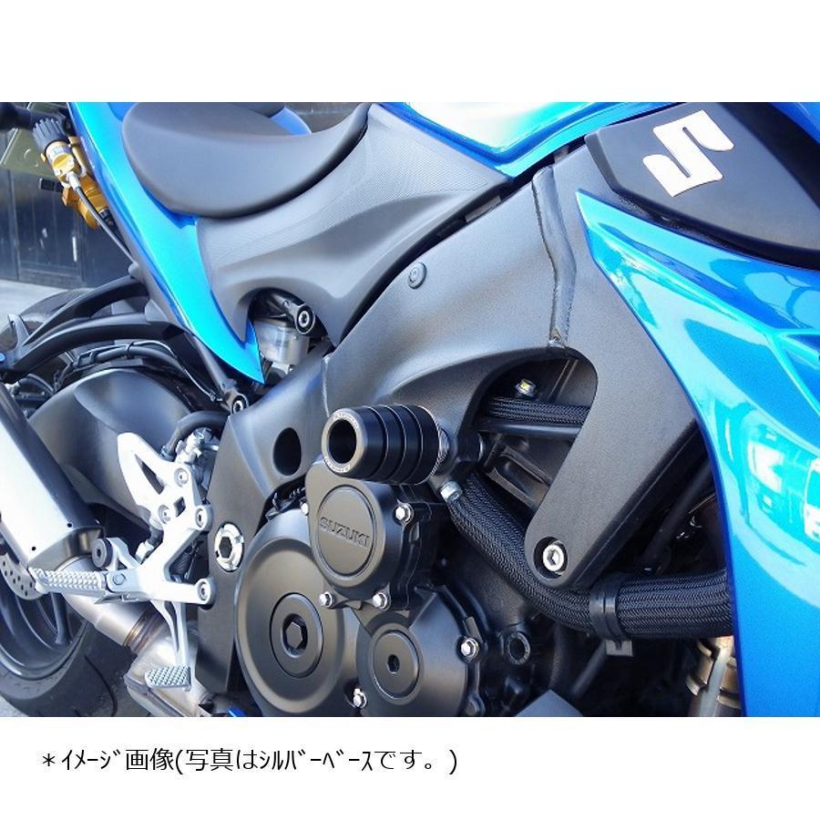 STRIKER - ストライカー かばい立てスライダー オール黒いこと GSX-S1000 フレームスライダー-車、バイク、自転車-バイク