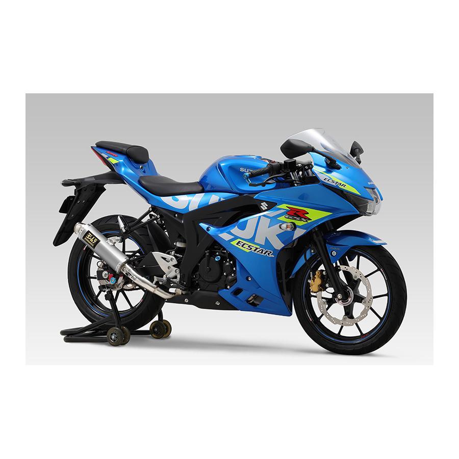 ヨシムラ フルエキゾースト 機械曲GP-MAGNUMサイクロン SS GSX-R125(18-21/22) GSX-S125(18-21/22)｜rubbermark｜02