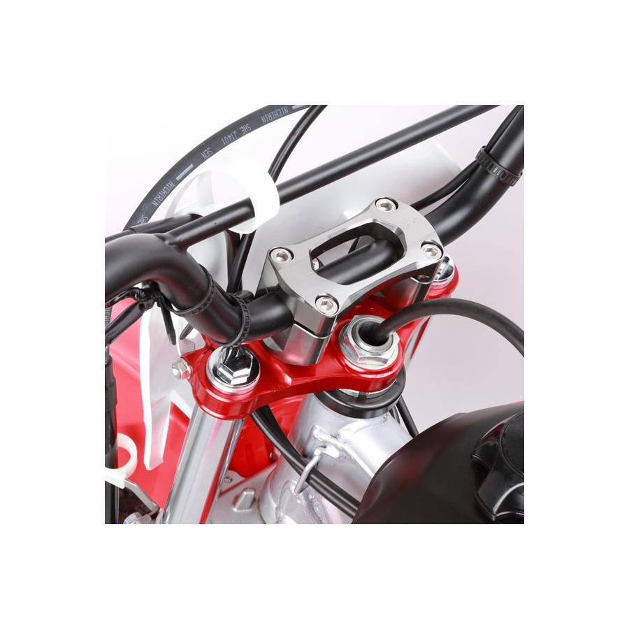 ZETA(ジータ) ハンドルバークランプ H SX レッド CRF110F 13-16/125F 14-18 F4460の画像