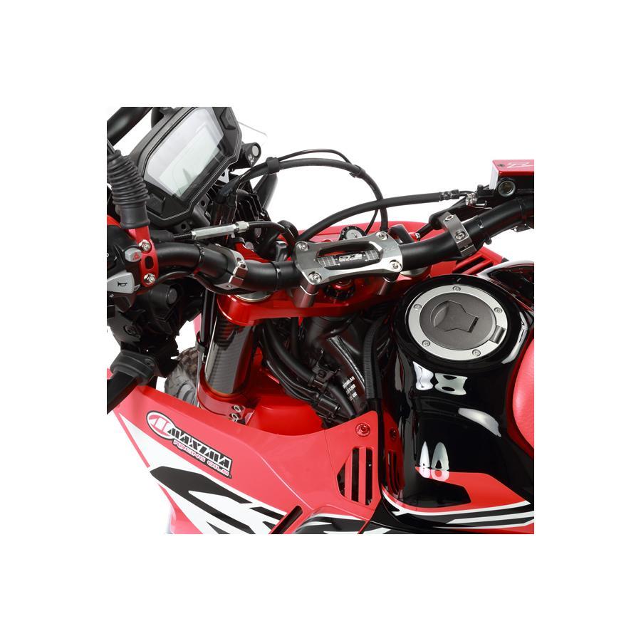 ZETA ZETA(ジータ) トリプルクランプキット レッド CRF250L/M/Rally 17